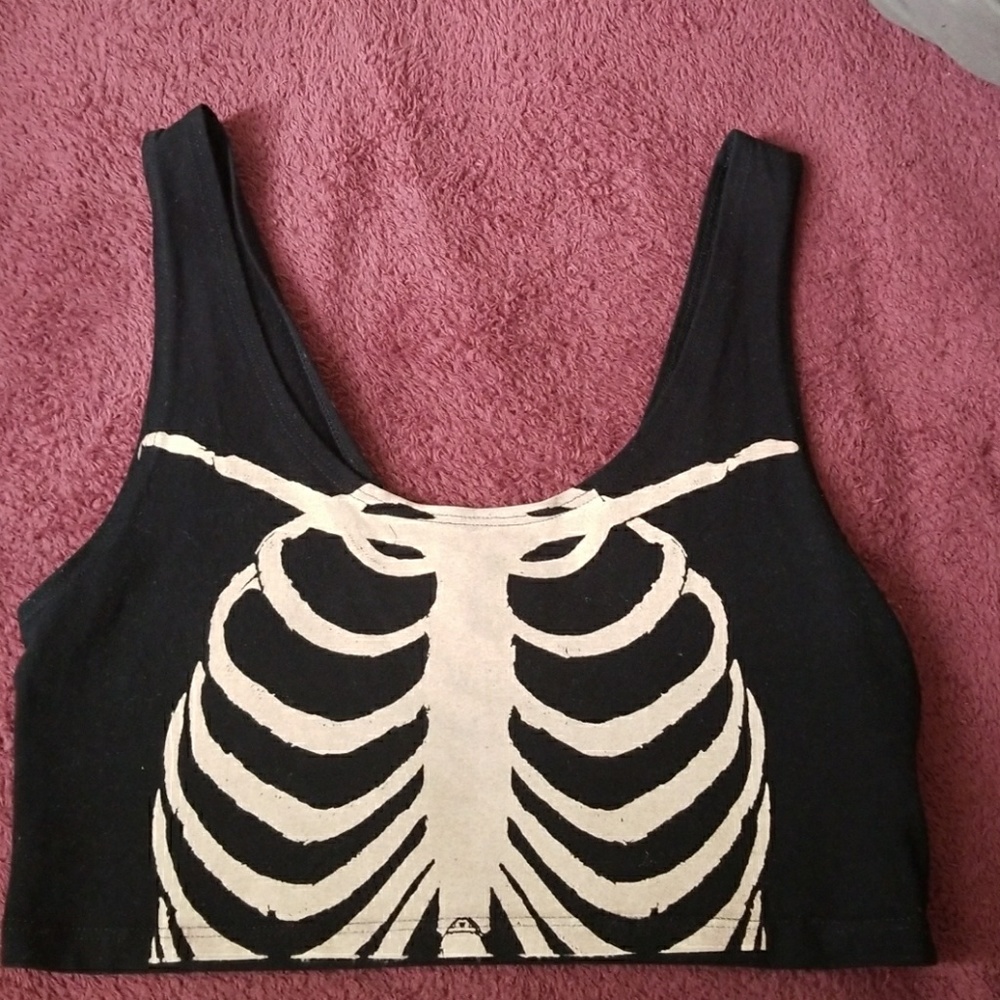 Urban outfitters skeleton top